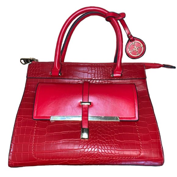 Stauer Red Leather Purse - Picture 1 of 5